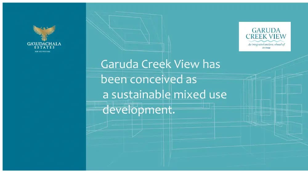 Garuda Creek View: Brochure, page 1 (filed with Karnataka RERA)