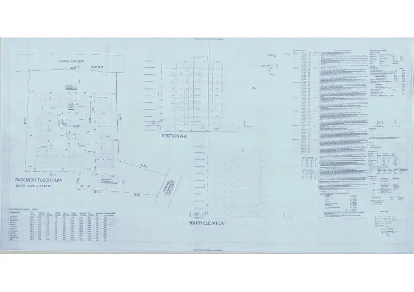 Vista Svara: Lalbagh Building Plan 1 (filed with Karnataka RERA)