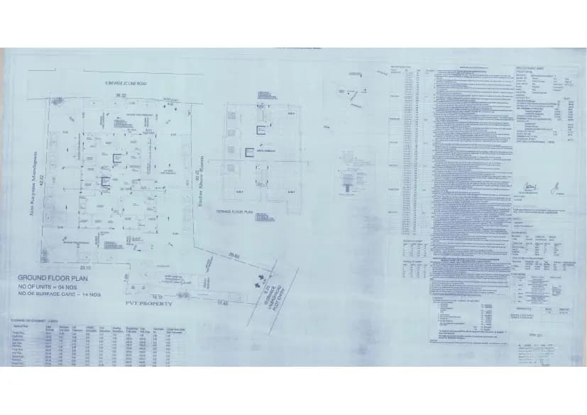 Vista Svara: Lalbagh Building Plan 2 (filed with Karnataka RERA)