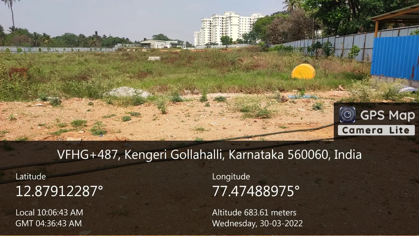 Jito Ranka Nagar: Site photo filed with Karnataka RERA