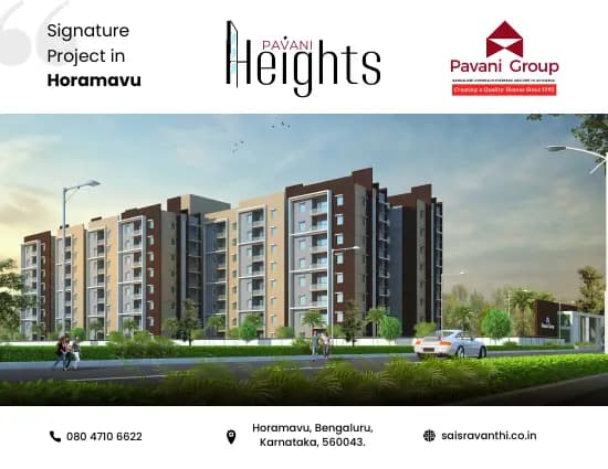 Pavani Heights: Brochure, page 1 (filed with Karnataka RERA)