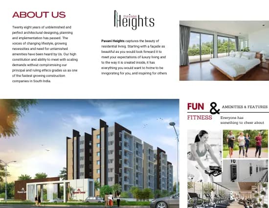 Pavani Heights: Brochure, page 2 (filed with Karnataka RERA)