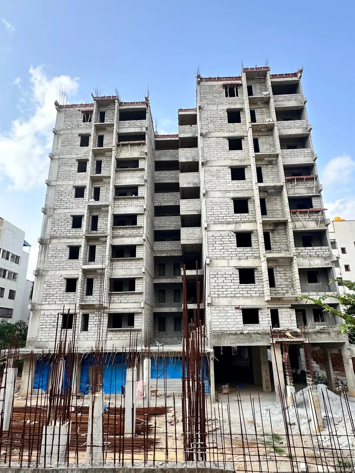 Pavani Heights: Site photo filed with Karnataka RERA