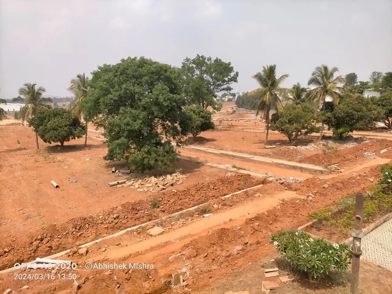 Green Groves: Site photo filed with Karnataka RERA