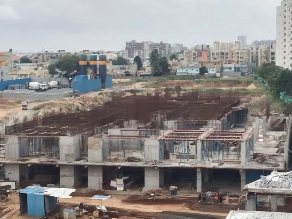 Pavani Mirabilia: Site photo filed with Karnataka RERA