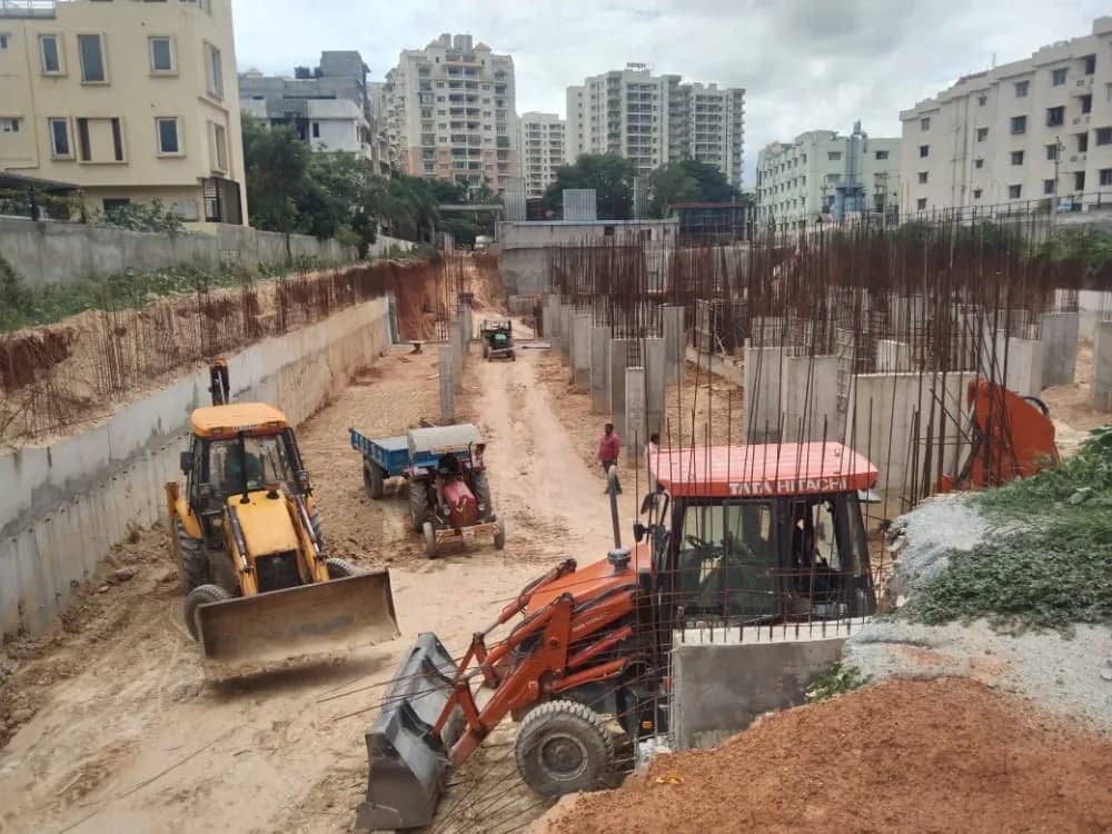 Pavani Mirabilia: Site photo filed with Karnataka RERA