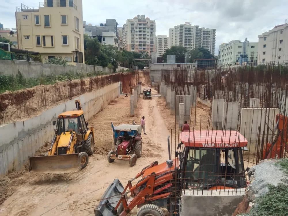 Pavani Mirabilia: Site photo filed with Karnataka RERA