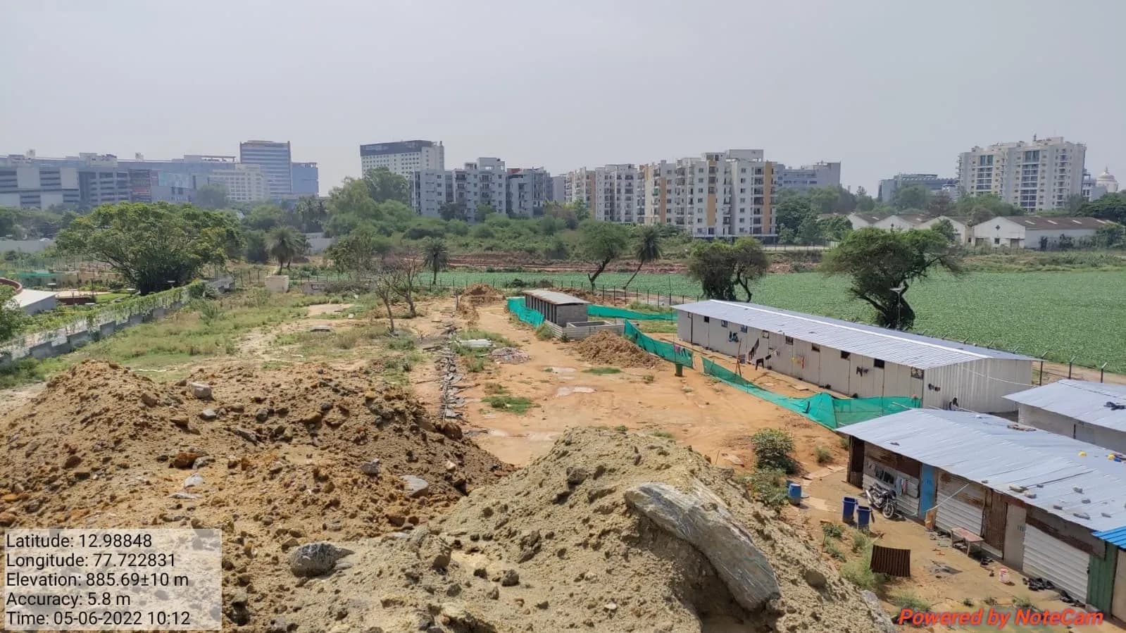 Pursuit Of A Radical Rhapsody: Site photo filed with Karnataka RERA