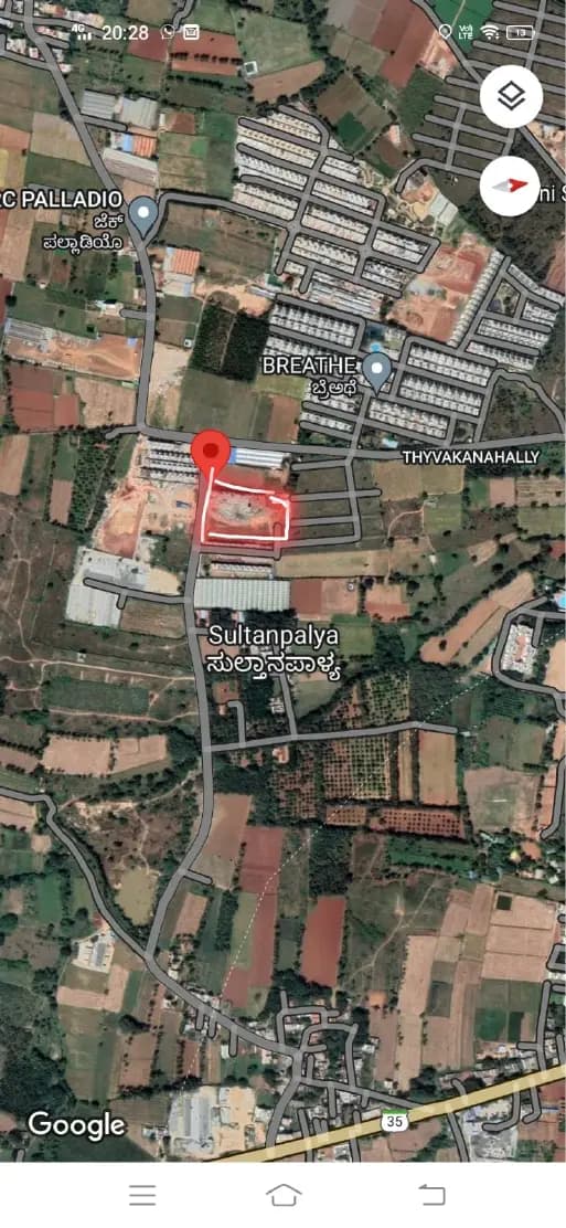 Aban Desire: Location and Demarcation.pdf (filed with Karnataka RERA)