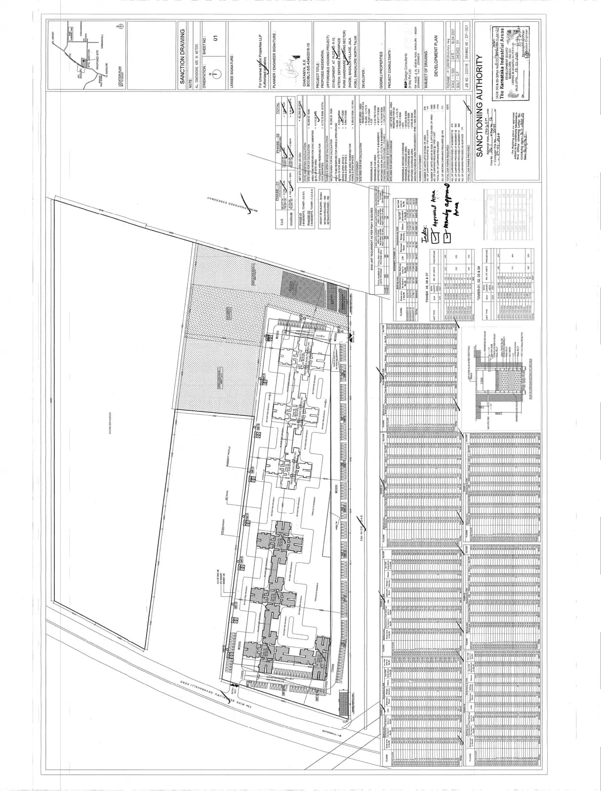 Godrej Ananda Phase 2: Approved Layout Plan (filed with Karnataka RERA)