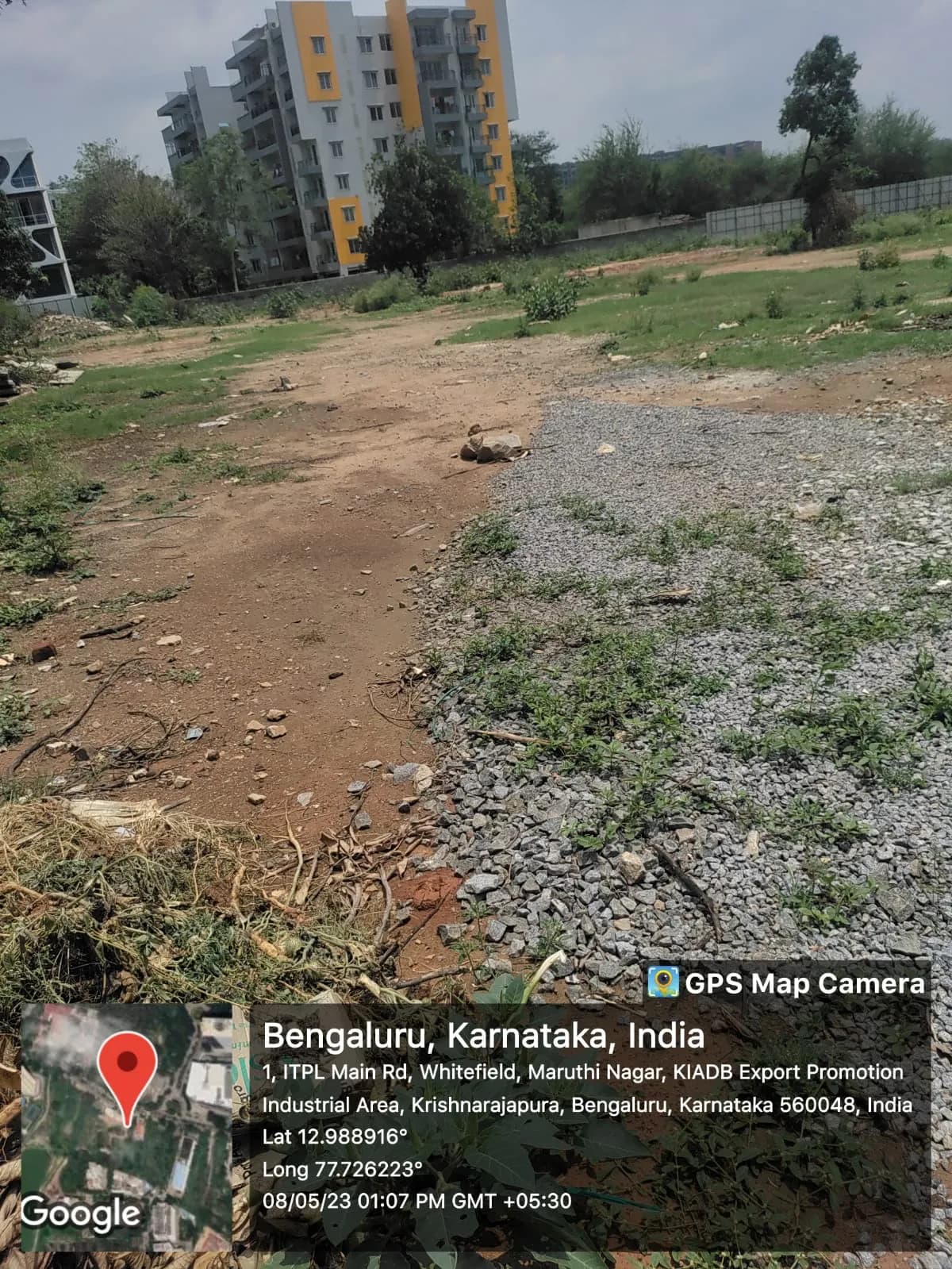 The Grand Strand Address: Site photo filed with Karnataka RERA