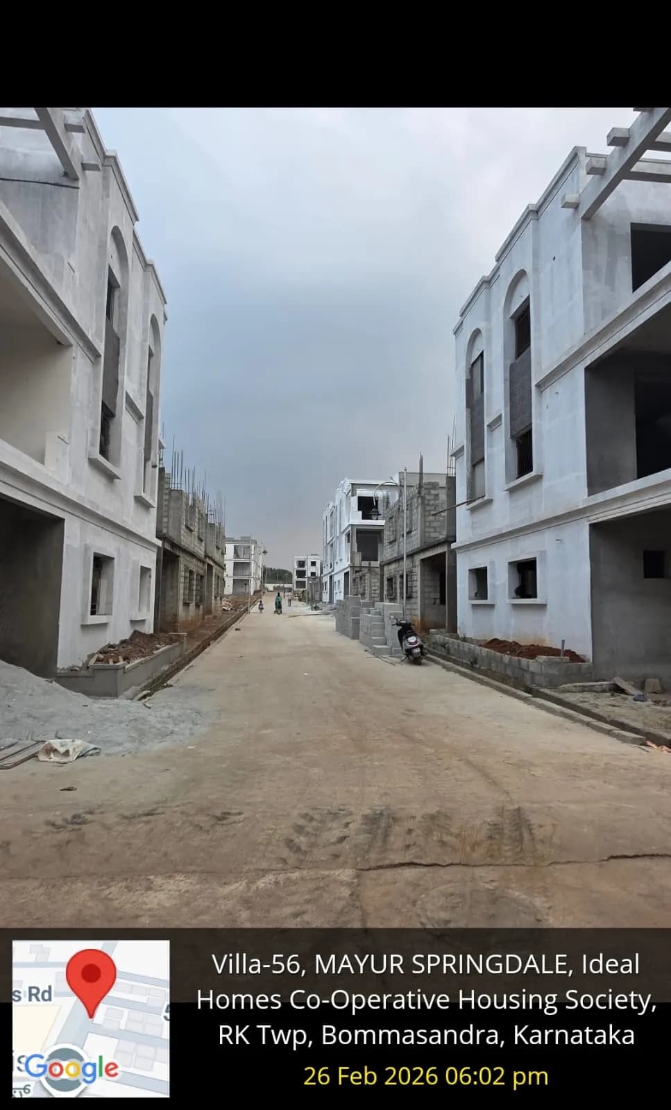 SKR Gardens: Site photo filed with Karnataka RERA