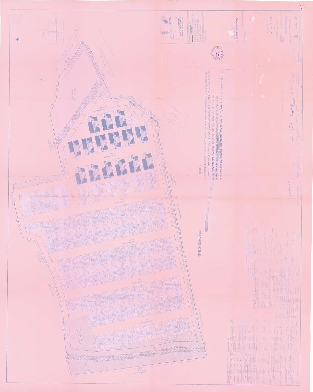 KRK Urban Ville: Approved Layout Plan (filed with Karnataka RERA)