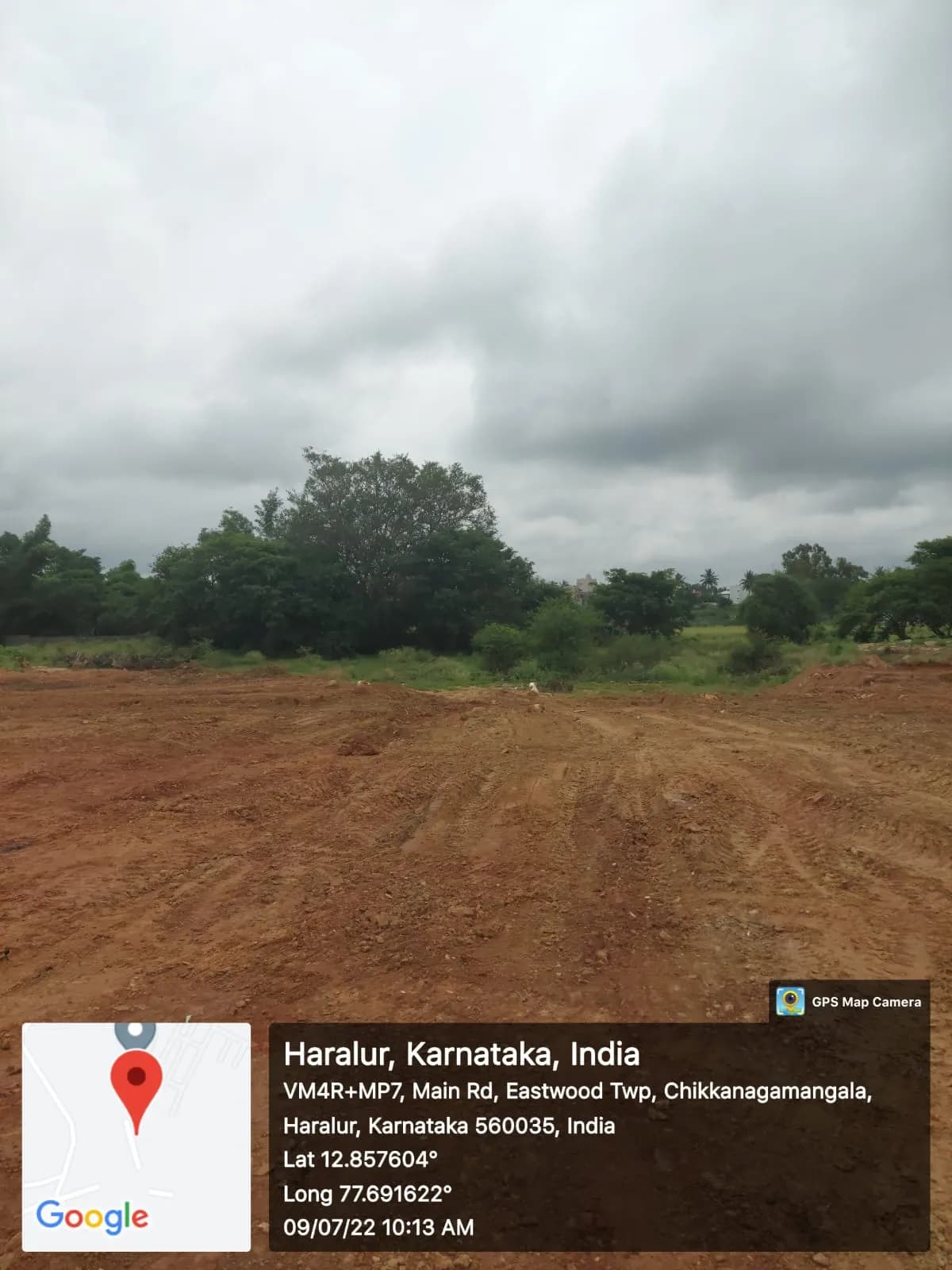 Eterrnia: Site photo filed with Karnataka RERA