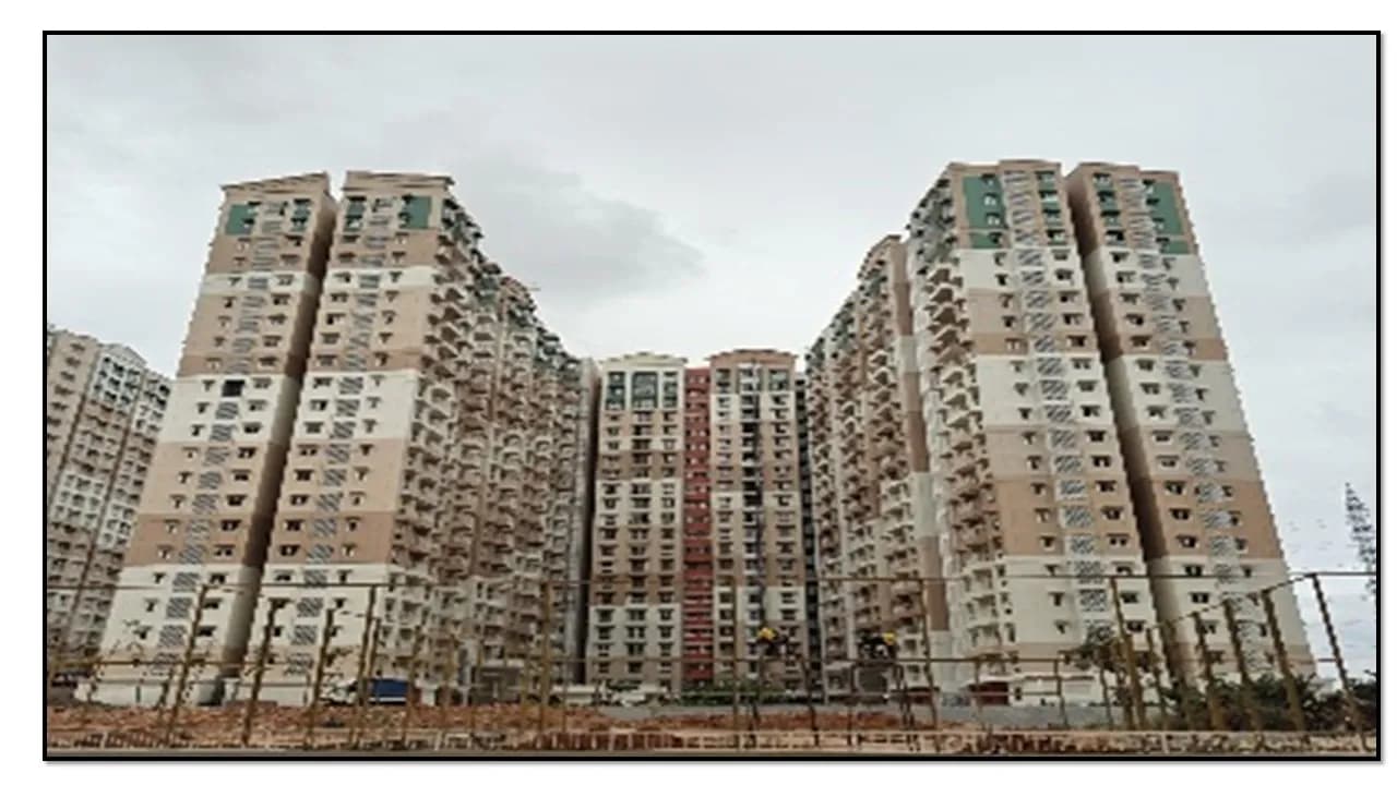 Emerald & Luminaire Block at Brigade El Dorado: Site photo filed with Karnataka RERA