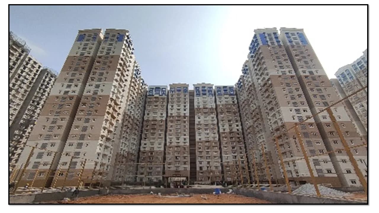 Emerald & Luminaire Block at Brigade El Dorado: Site photo filed with Karnataka RERA