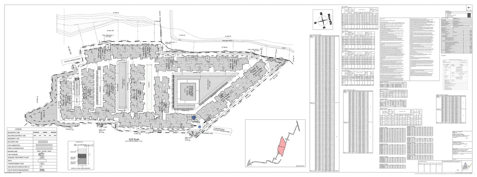 Casagrand Hazen: Approved Layout Plan (filed with Karnataka RERA)