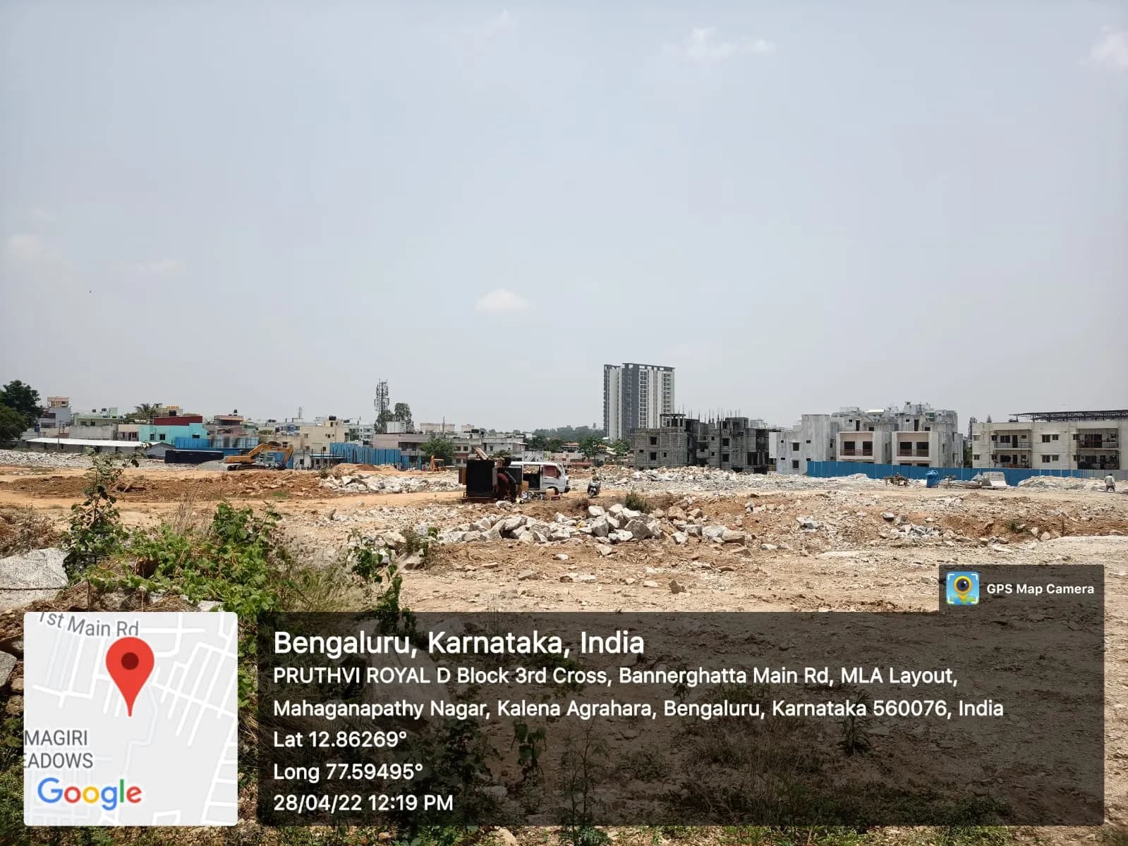 Casagrand Hazen: Site photo filed with Karnataka RERA