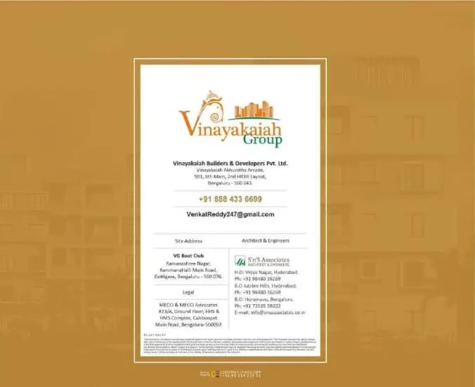VG Boat Club: Brochure, page 8 (filed with Karnataka RERA)
