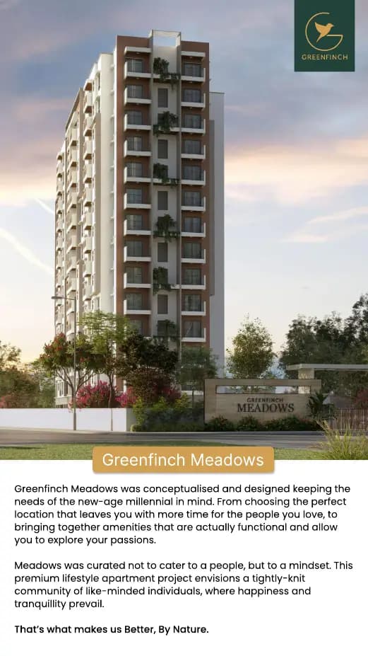 Greenfinch Meadows: Brochure, page 1 (filed with Karnataka RERA)
