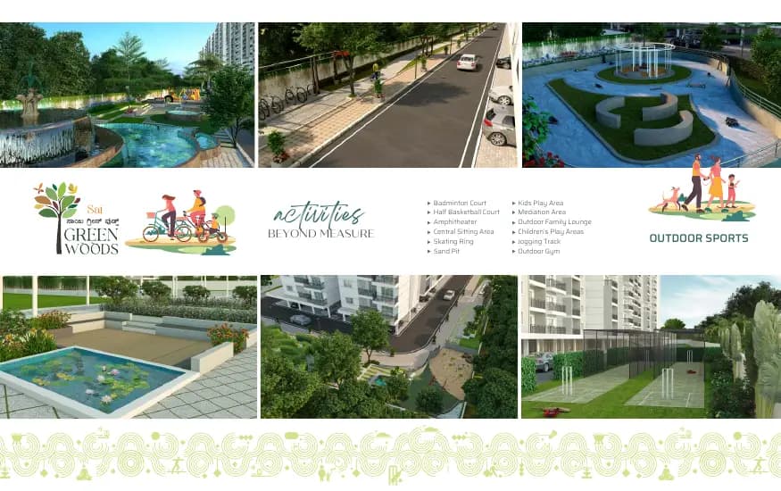 Sai Green Woods: Brochure, page 5 (filed with Karnataka RERA)