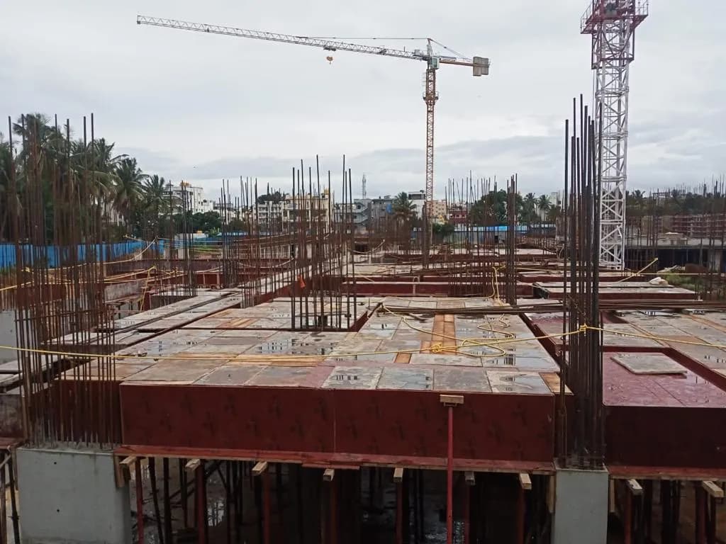 Trendsquares Ortus III: Site photo filed with Karnataka RERA