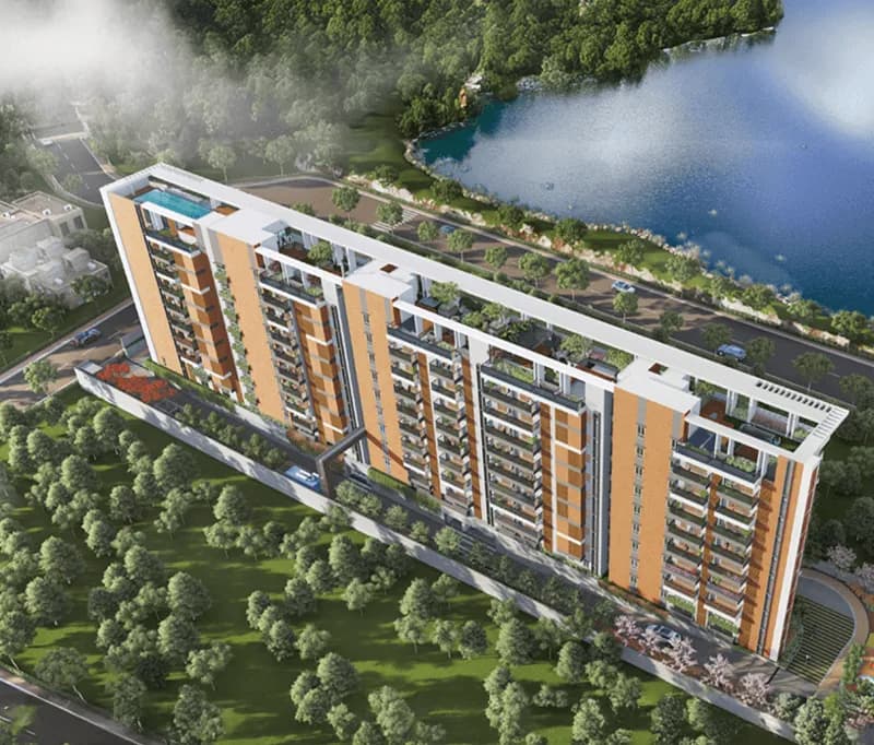 Purva Meraki: Luxury apartment building in HSR Layout (artist’s impression)