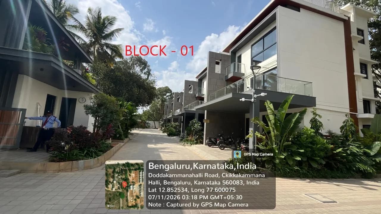 Raj Viviente: Site photo filed with Karnataka RERA