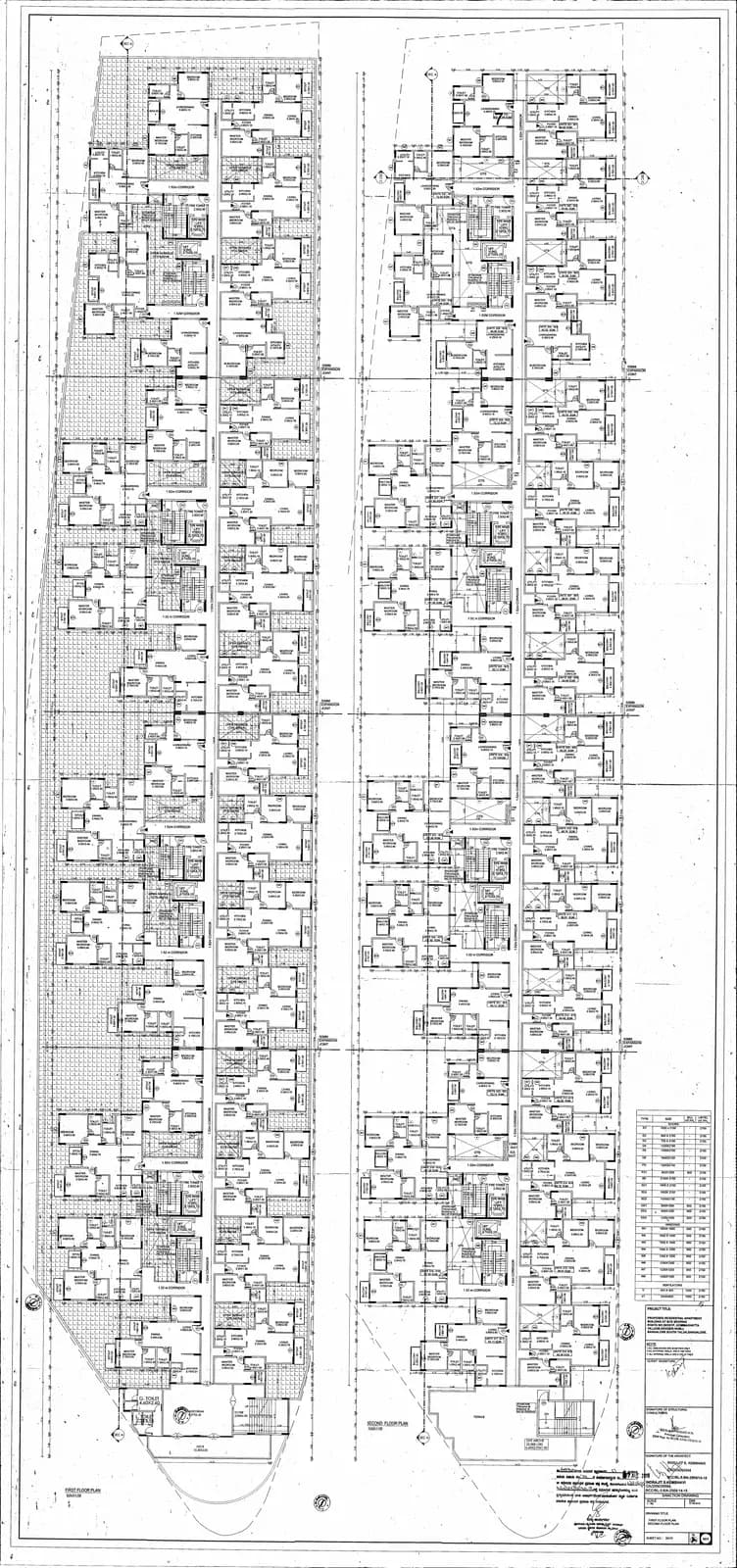 Mahaveer Highlands: 5 First Floor and Second Floor Plan.pdf (filed with Karnataka RERA)