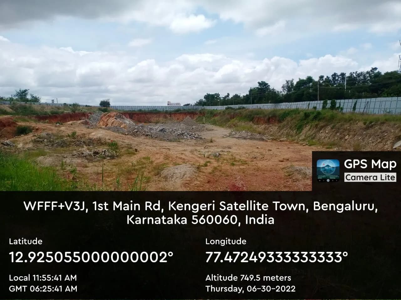 Mahaveer Highlands: Site photo filed with Karnataka RERA