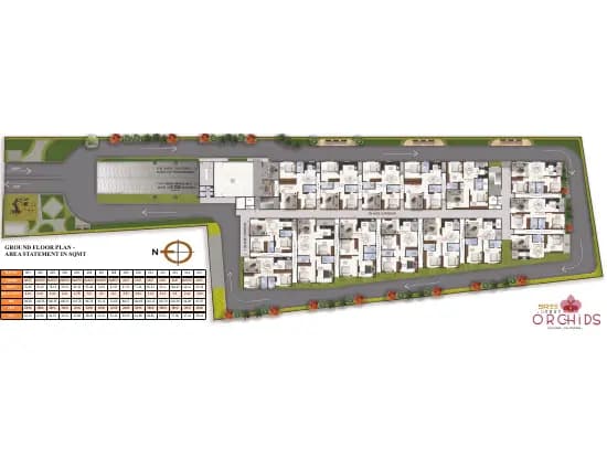 Sree Urban Orchids: Single Layout Plan (filed with Karnataka RERA)
