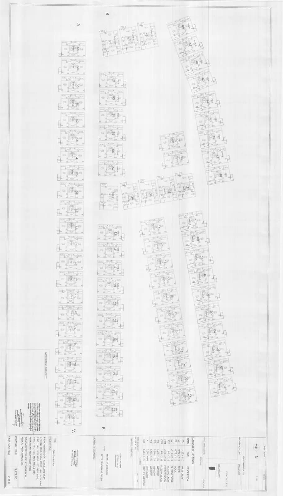 Mitta Orrin: First Floor Plan.pdf (filed with Karnataka RERA)