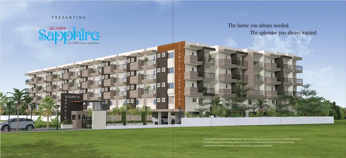 Signifa Sapphire: Brochure, page 2 (filed with Karnataka RERA)