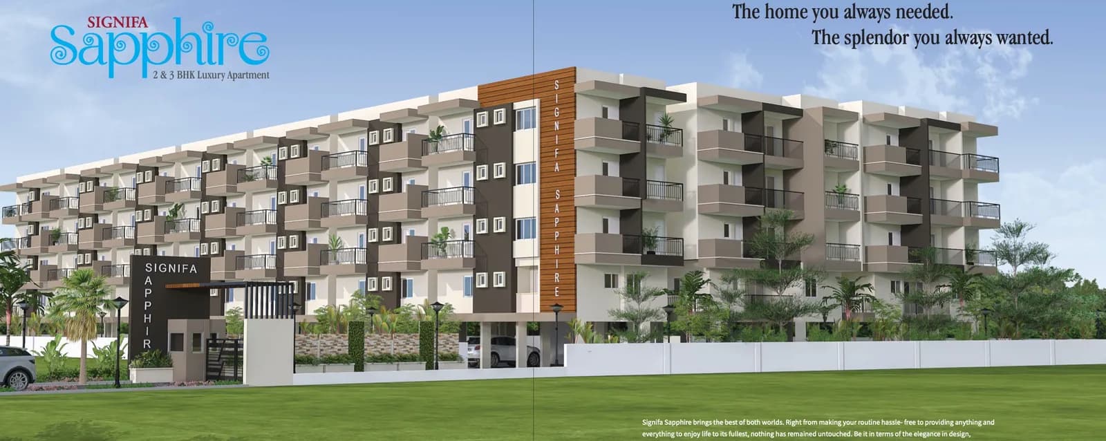 Signifa Sapphire: Site photo filed with Karnataka RERA