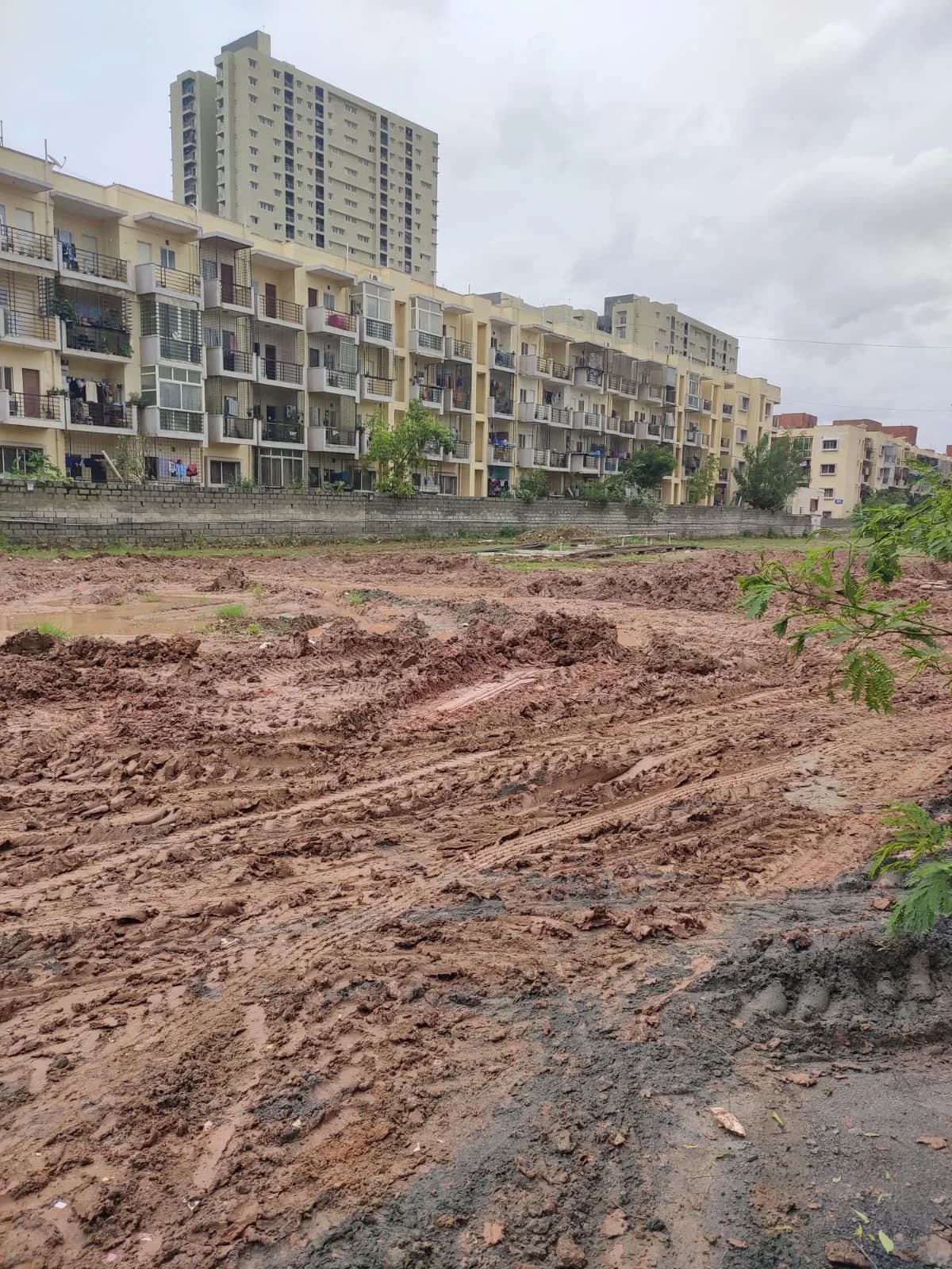 SBR Earth & Sky: Site photo filed with Karnataka RERA
