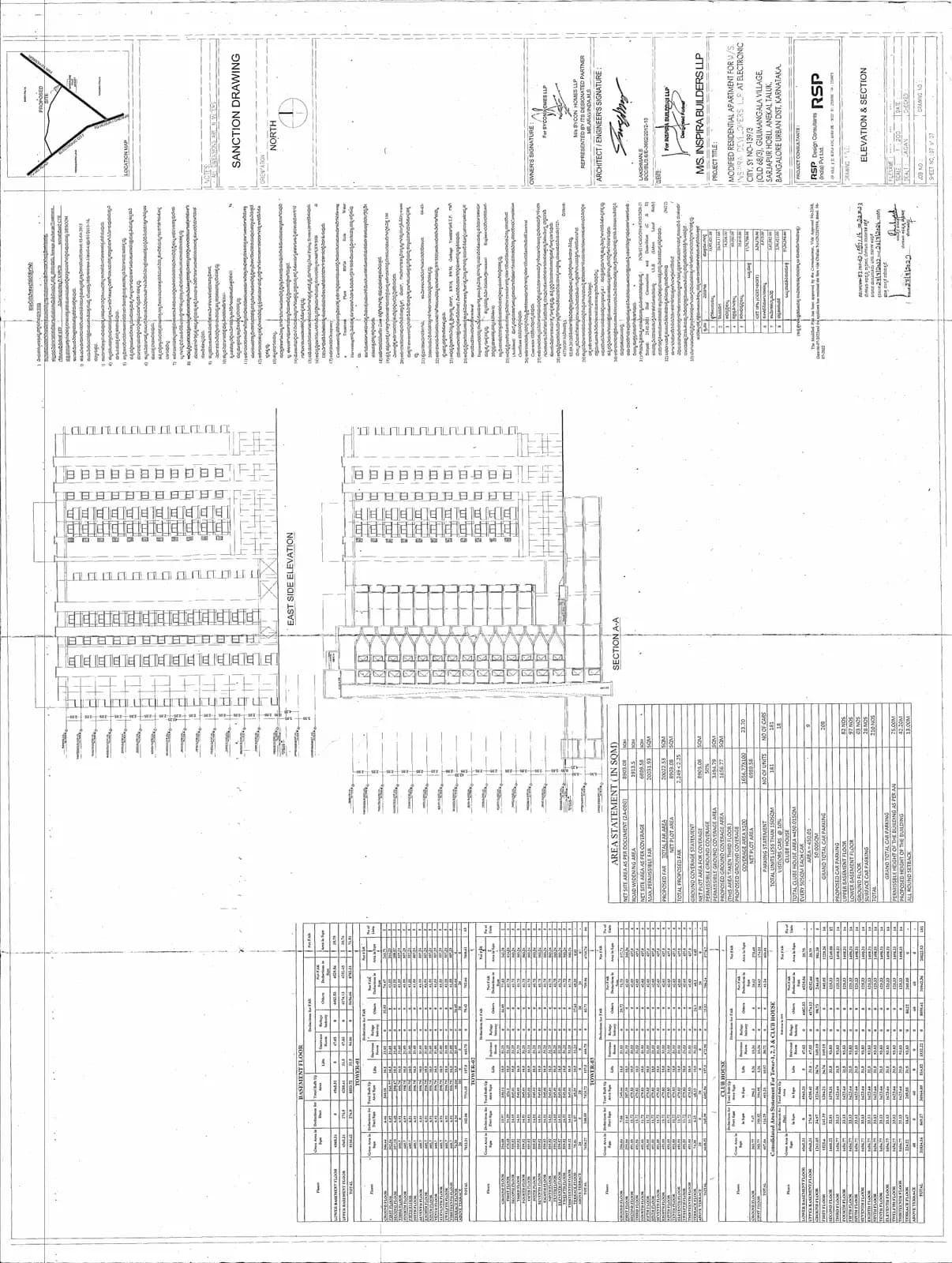 Inspira Tropical Garden: Urban Land Ceiling (filed with Karnataka RERA)