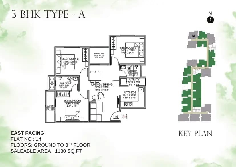 Sowparnika Olivia Nest: Brochure, page 8 (filed with Karnataka RERA)