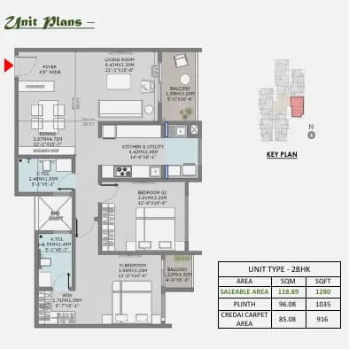 Ruchira Park East: Brochure, page 8 (filed with Karnataka RERA)