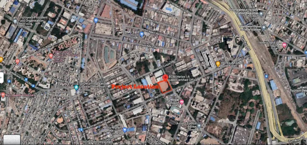 BCM Vertex: Location Demarcation.png (filed with Karnataka RERA)