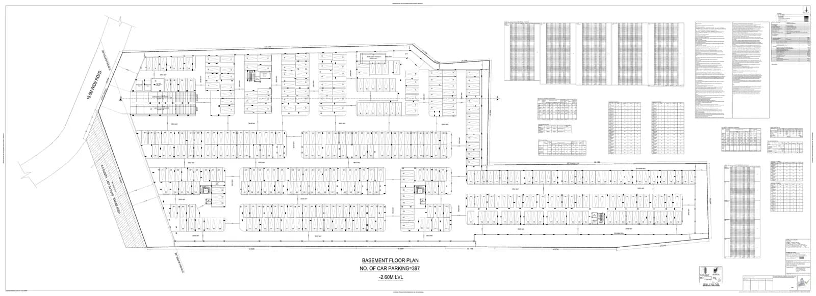 Saritha Serene: Existing Layout Plan (filed with Karnataka RERA)