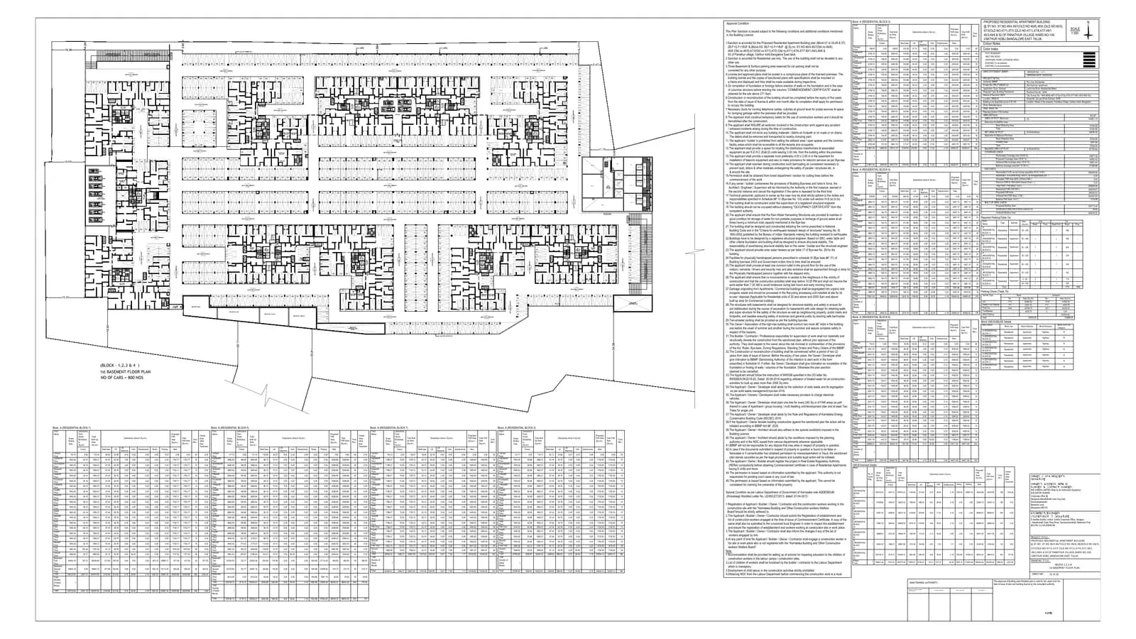 SOBHA Neopolis: Floor plans part 1.pdf, page 1 (filed with Karnataka RERA)