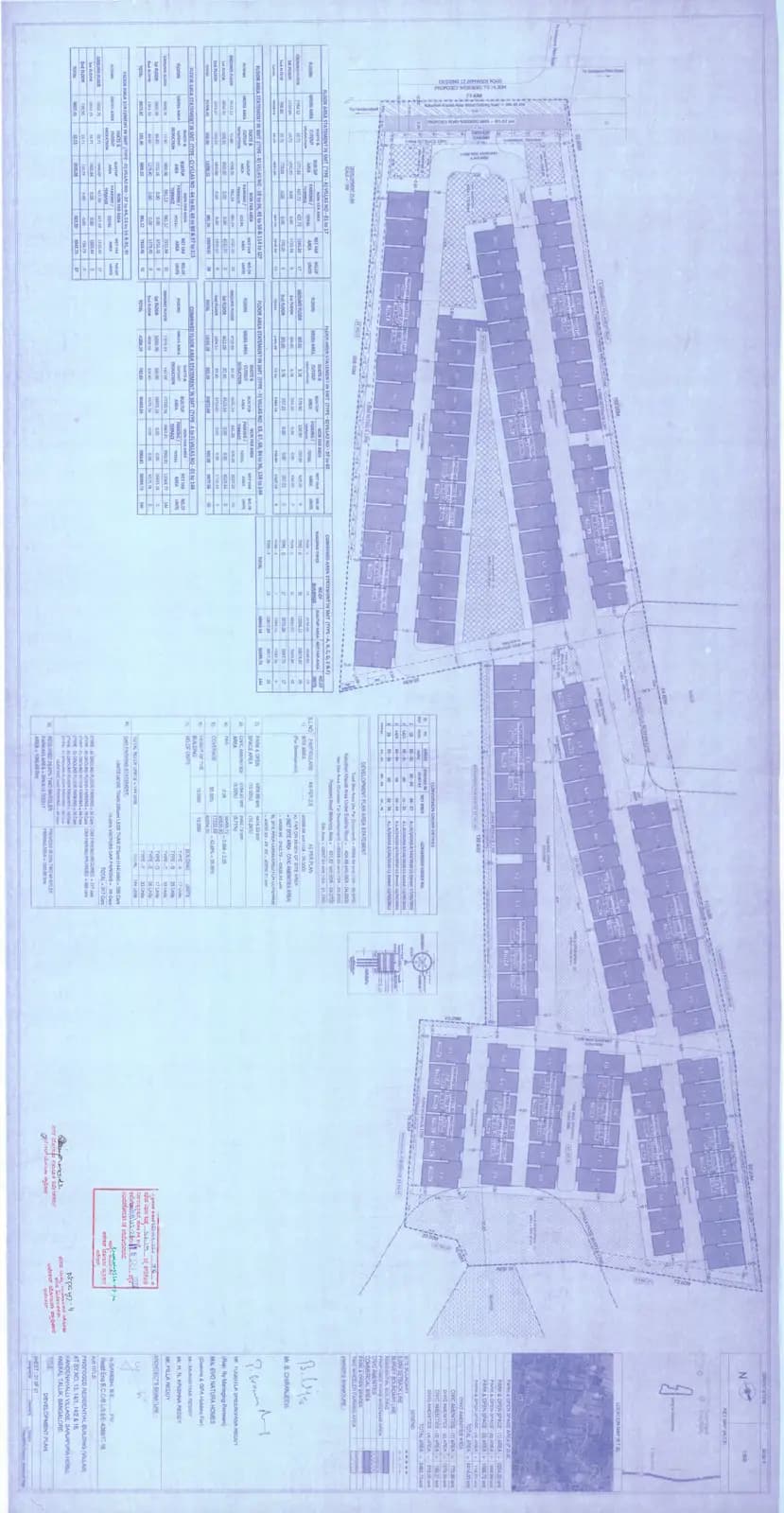 Evo Aeris: Existing Layout Plan (filed with Karnataka RERA)
