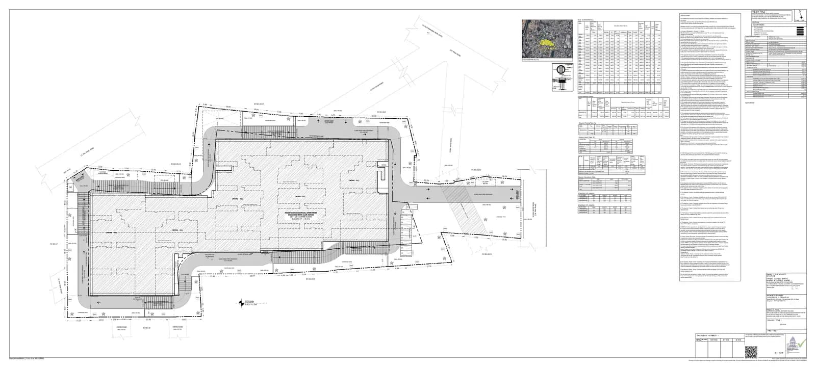Elegant Tranquility: Modification Approved Plan, page 1 (filed with Karnataka RERA)