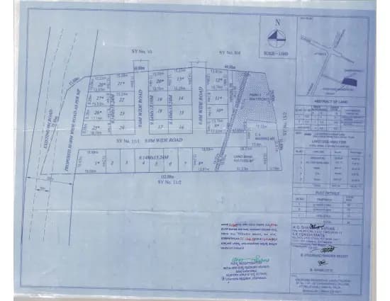 Himagiri Vista: Approved Layout Plan (filed with Karnataka RERA)