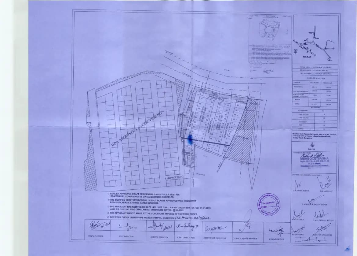 Elements: Approved Plan 141 Blue Print.pdf (filed with Karnataka RERA)