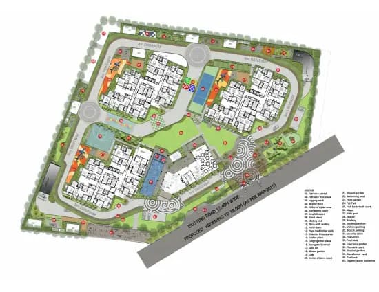 Sarang By Sumadhura: Existing Layout Plan (filed with Karnataka RERA)