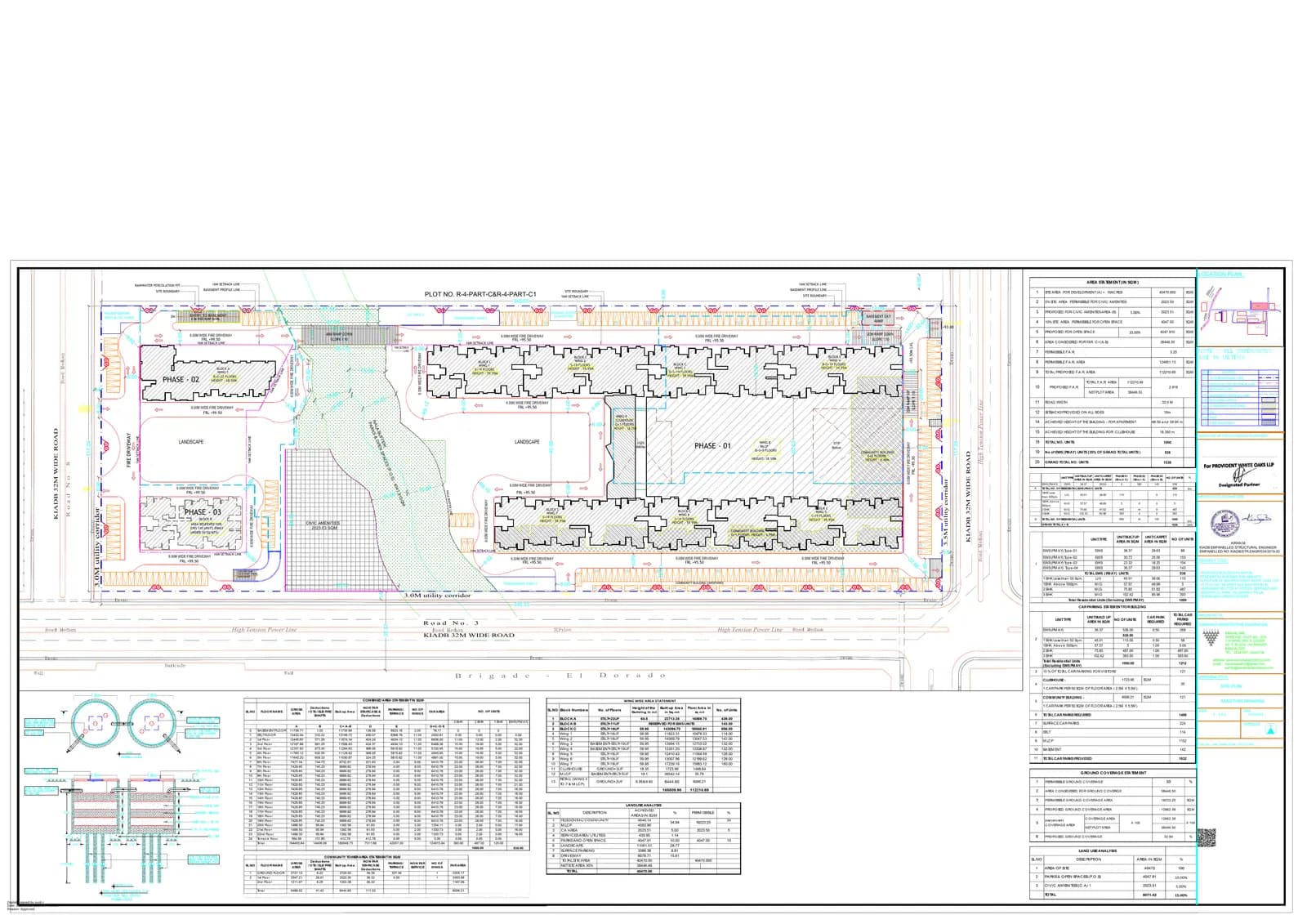 Provident Ecopolitan: Approved Layout Plan (filed with Karnataka RERA)