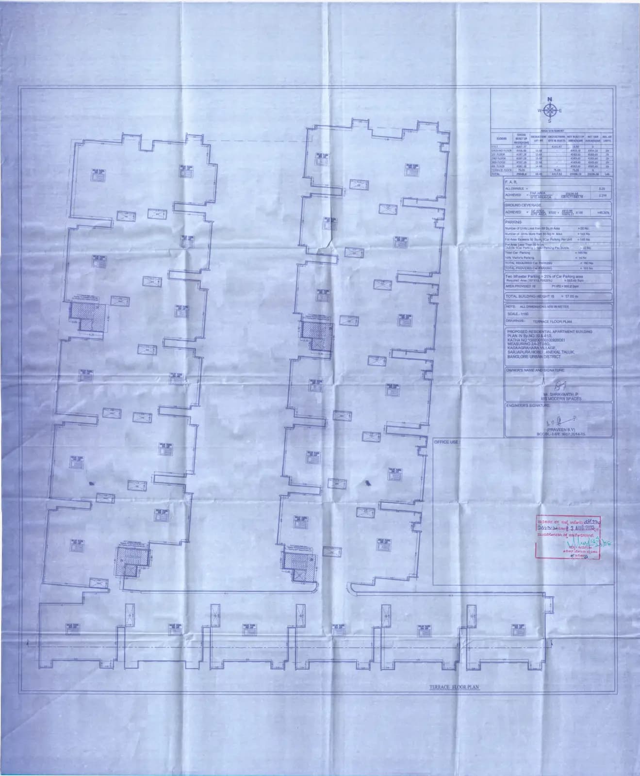Engrace 4: 4 Terrace Floor Plan.pdf (filed with Karnataka RERA)