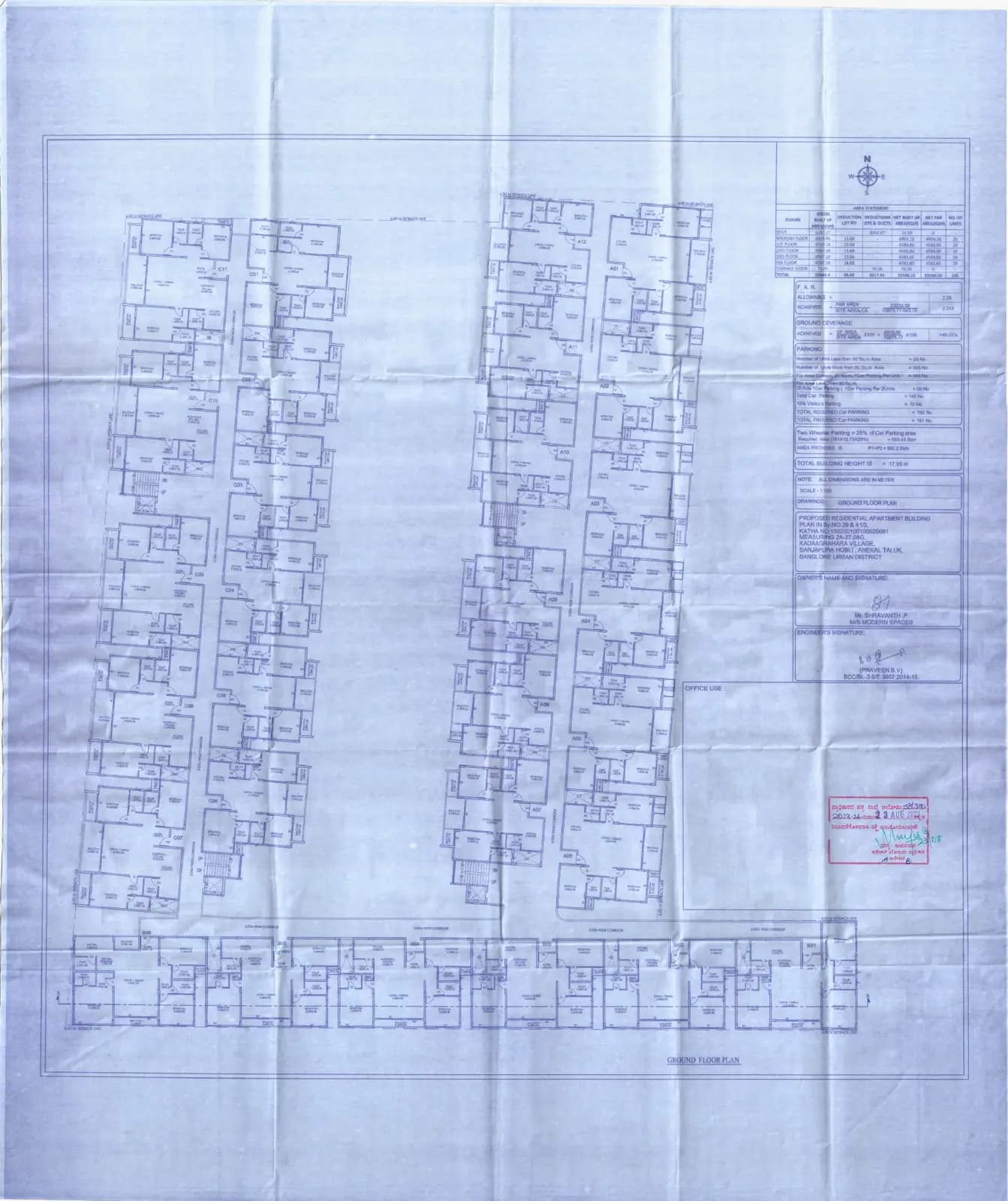 Engrace 4: 3 Ground Floor Plan.pdf (filed with Karnataka RERA)