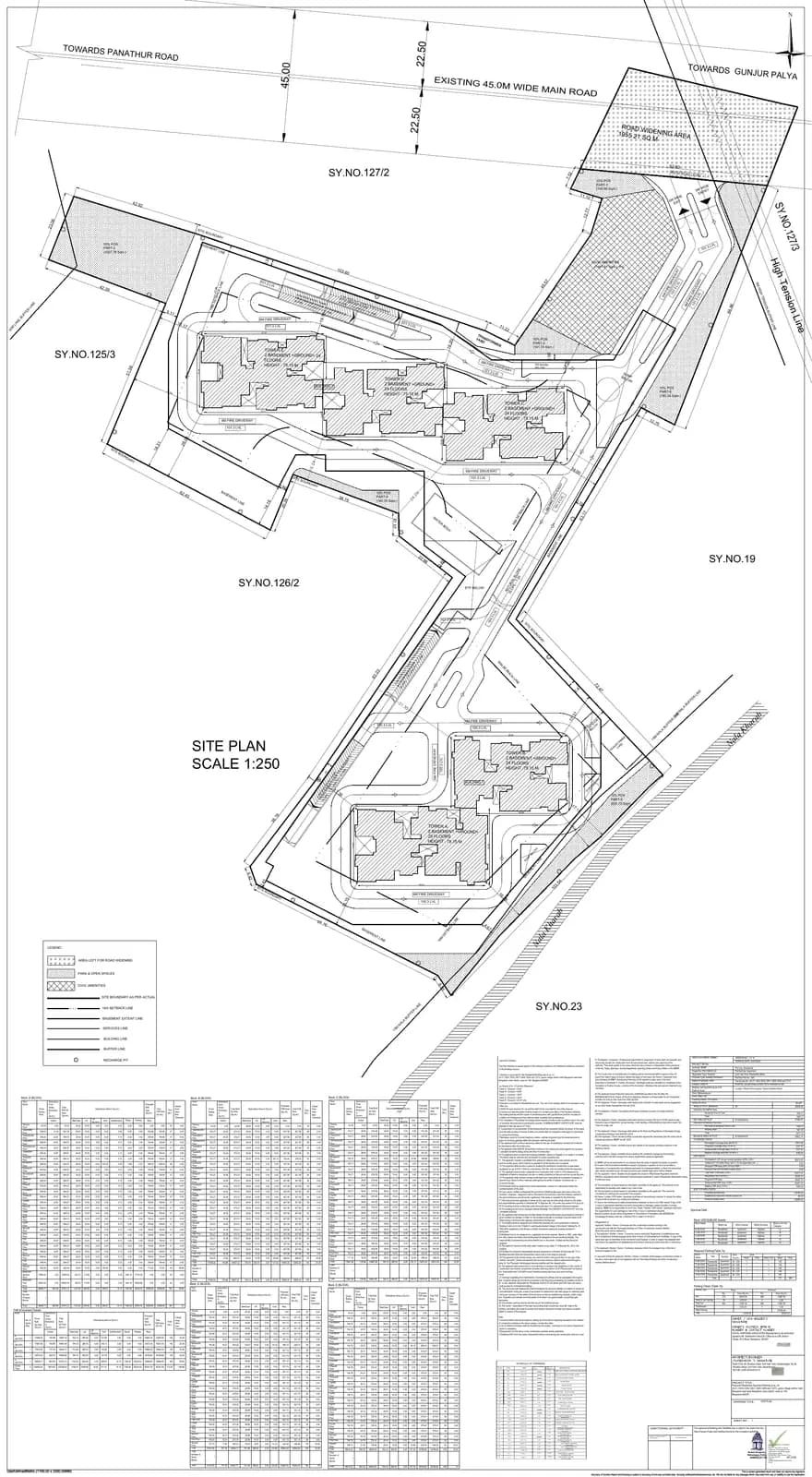 Orchid Life: Existing Layout Plan (filed with Karnataka RERA)